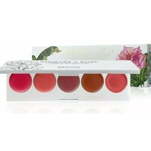 Seraphine Botanicals Rhubarb & Rose Creamy Lip & Cheek Palette     makeup beauty